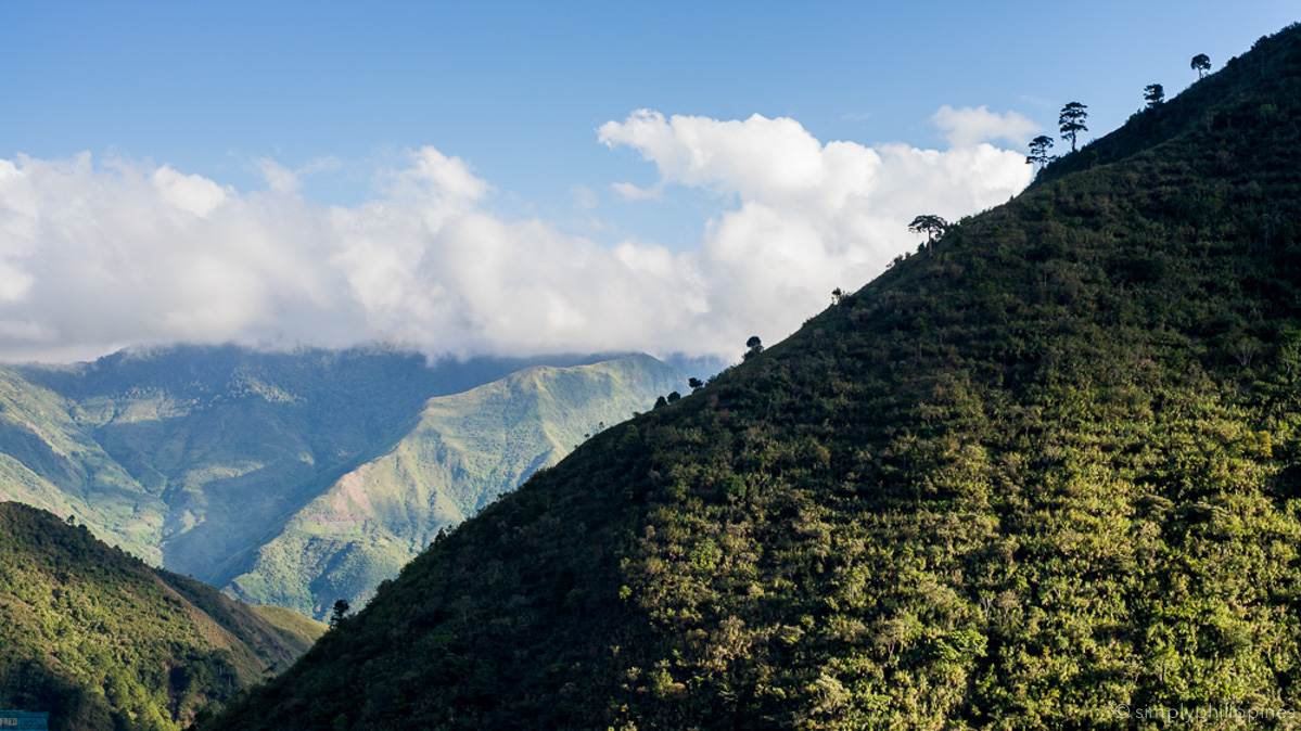 The road from Bontoc to Buscalan