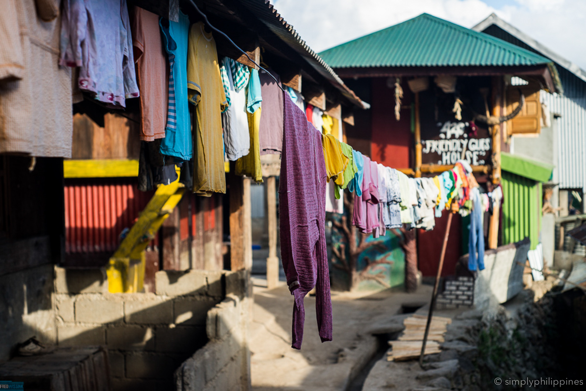 Laundry lines in Buscalan