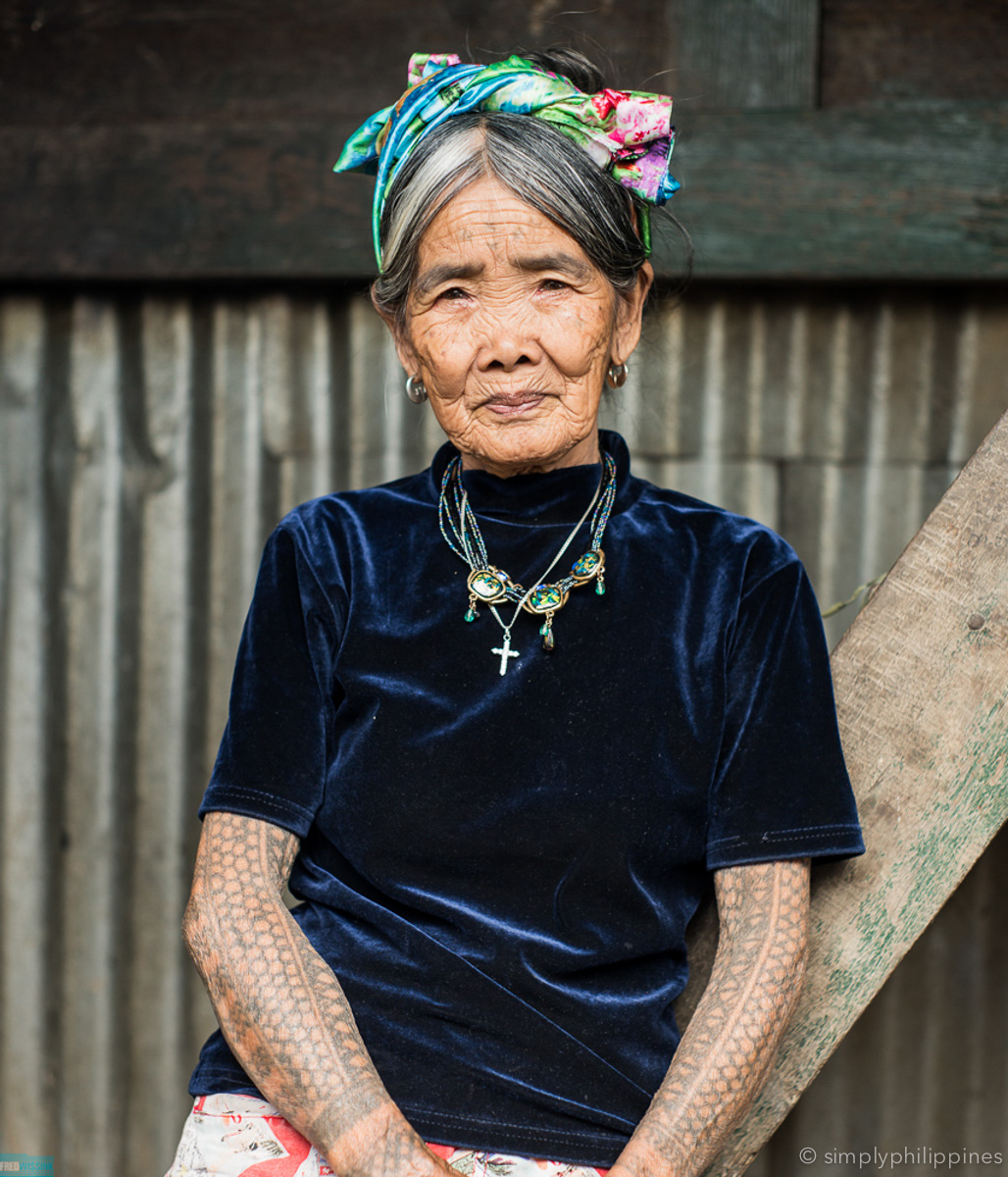 Apo Whang Od, the oldest hand-tap tattoo artist of the Kalinga tribe